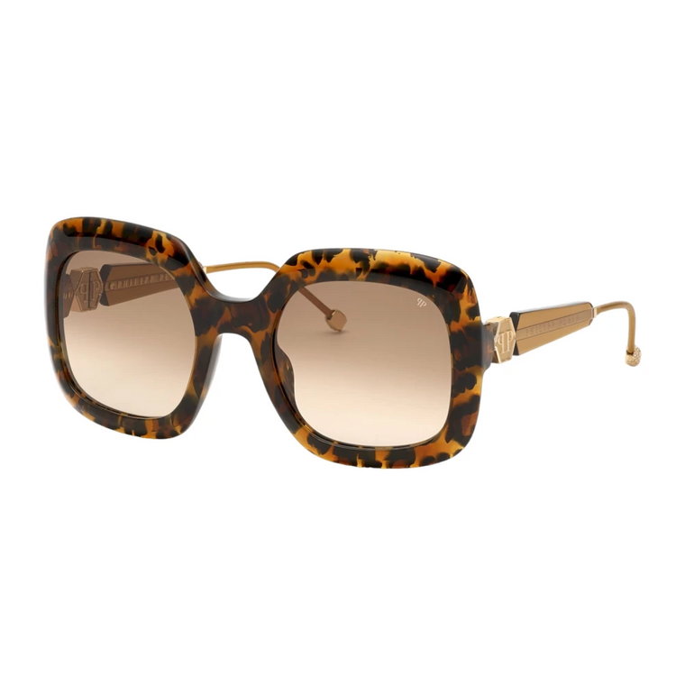 Okulary przeciwsłoneczne w stylu Leopard Butterfly Philipp Plein