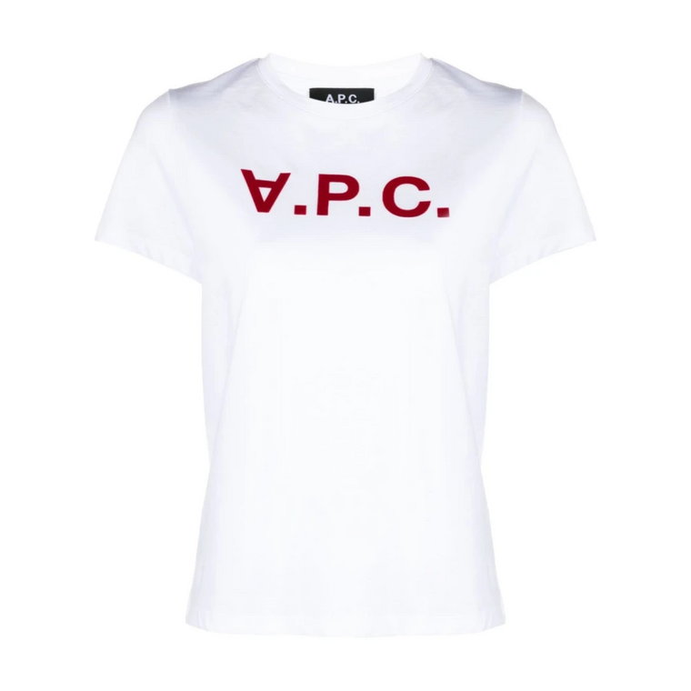 Biała koszulka z kolorem VPC A.p.c.