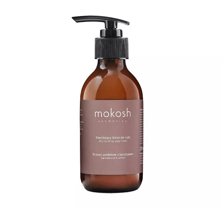 MOKOSH COSMETICS NAWILŻAJĄCY LOTION DO CIAŁA DRZEWO SANDAŁOWE Z BURSZTYNEM 200ML