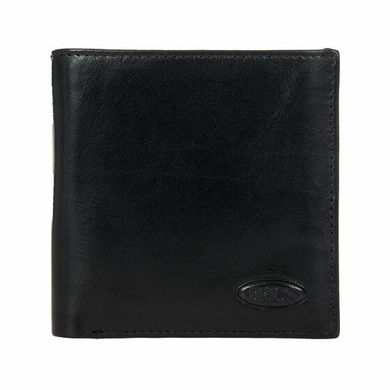 Bric's Monte Rosa Portfel RFID Skóra 9,5 cm schwarz