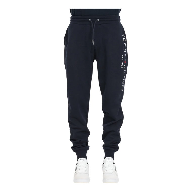 Męskie Joggers z Elastycznym Pasem i Haftowanym Logo Tommy Hilfiger