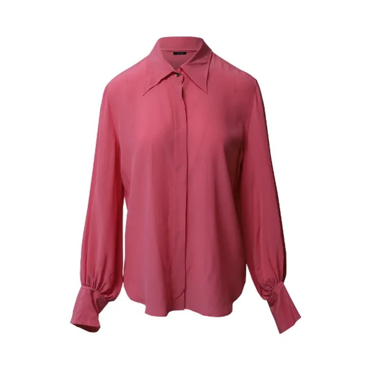 Jedwabna bluzka z guzikami w różowym kolorze Isabel Marant Pre-owned