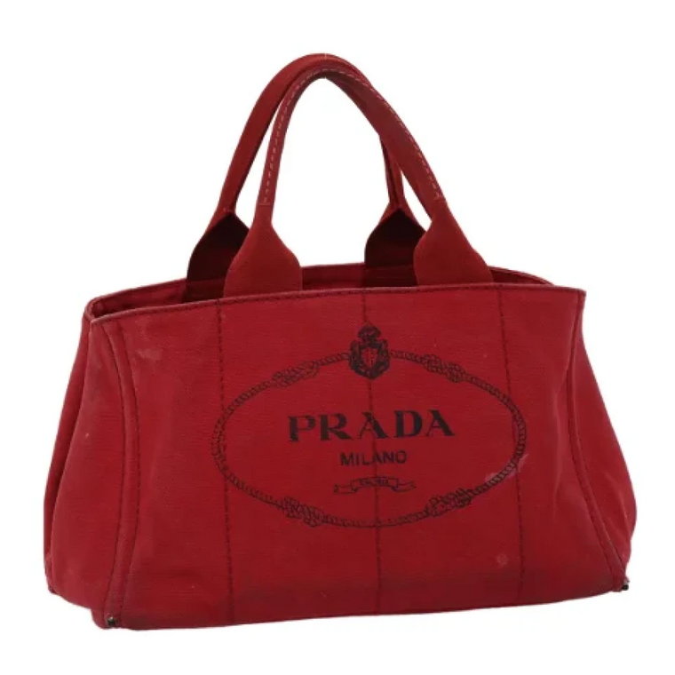 Pre-owned Canvas handbags Prada Vintage