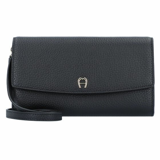 AIGNER Fashion Kopertówka Skórzany 12.5 cm black