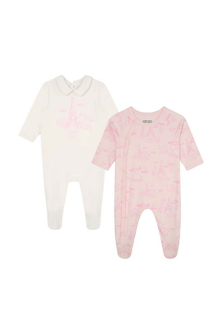 Kenzo Kids śpioszki bawełniane niemowlęce 2-pack