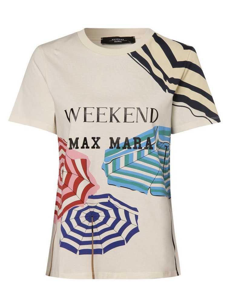 Max Mara Weekend - T-shirt damski, beżowy