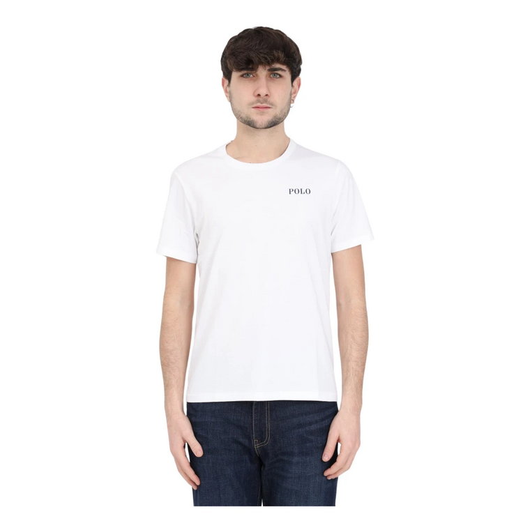 Biała koszulka z logo Ralph Lauren