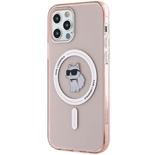 Karl Lagerfeld KLHMP12MHFCCNOP iPhone 12/12 Pro 6.1" różowy/pink hardcase IML Choupette MagSafe