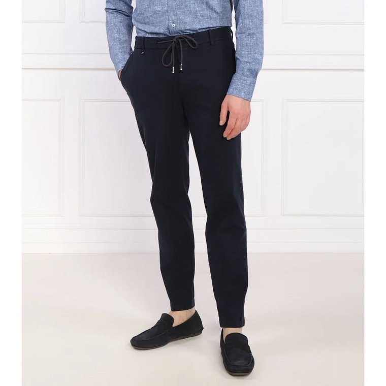 BOSS BLACK Lniane spodnie Kane-DS | Regular Fit