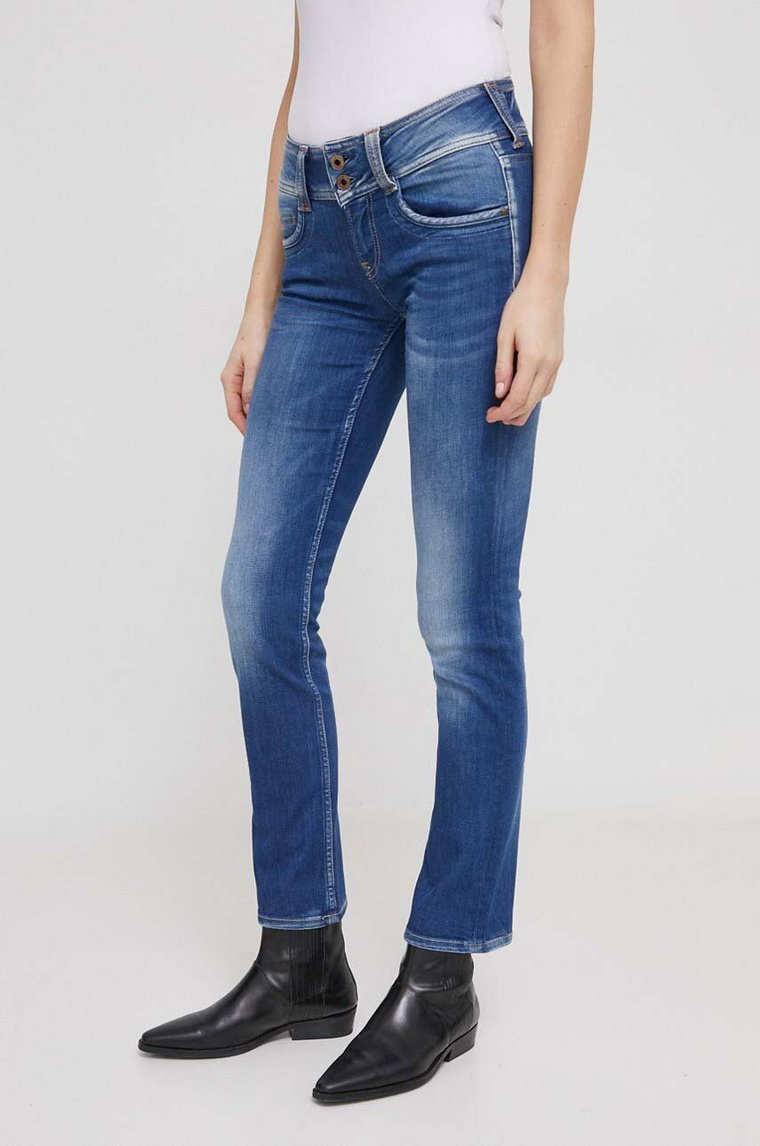 Pepe Jeans jeansy GEN damskie high waist PL204159D45