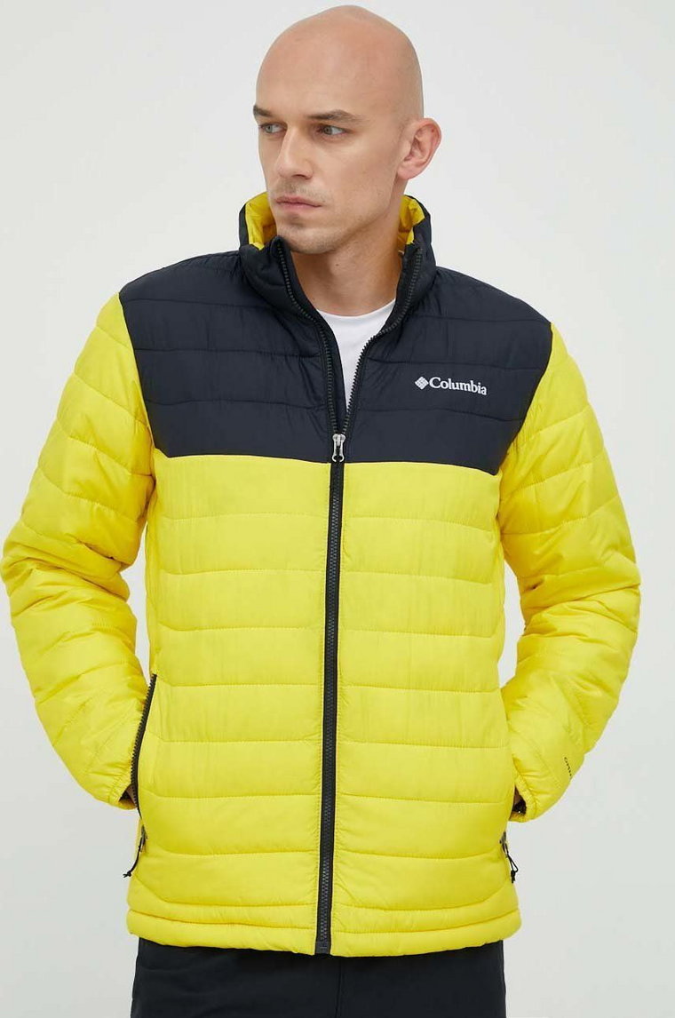 Columbia kurtka sportowa Powder Lite Jkt kolor żółty 1698001