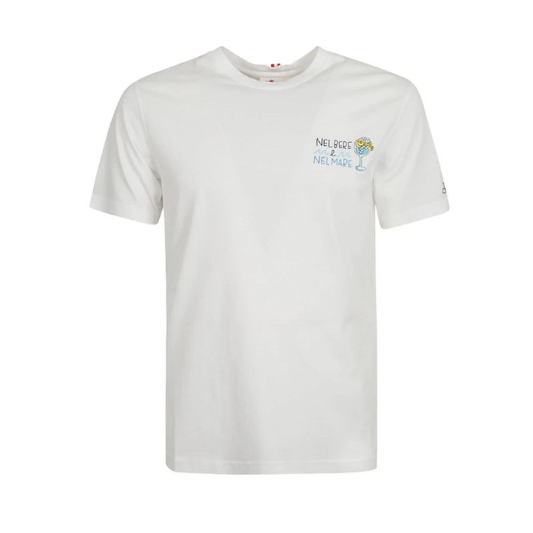 Biała koszulka Portofino MC2 Saint Barth