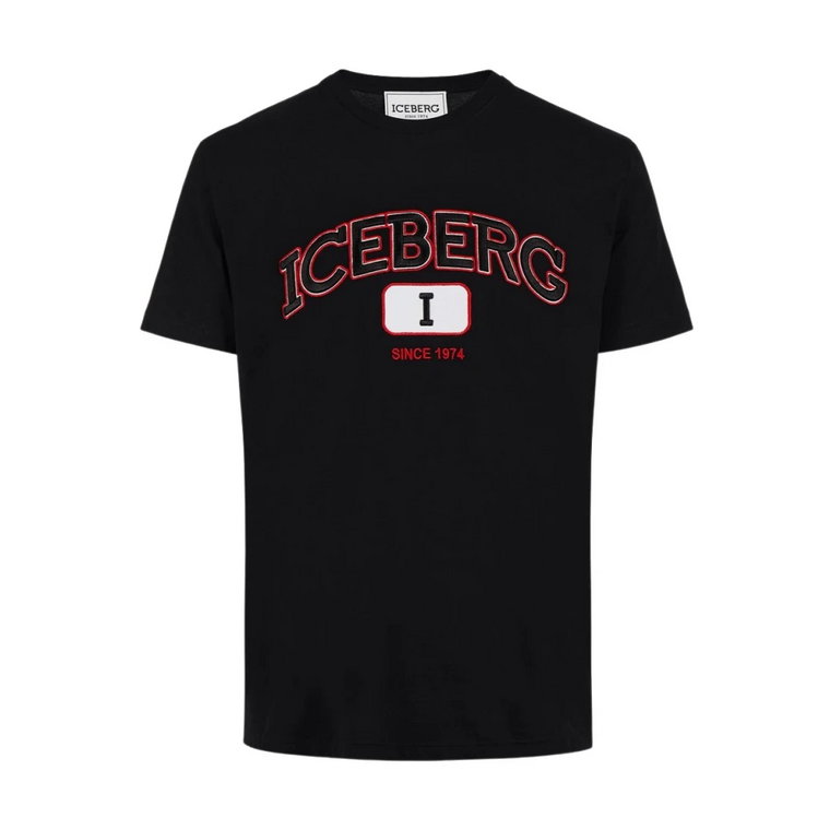 Czarna koszulka z logo Big I Iceberg
