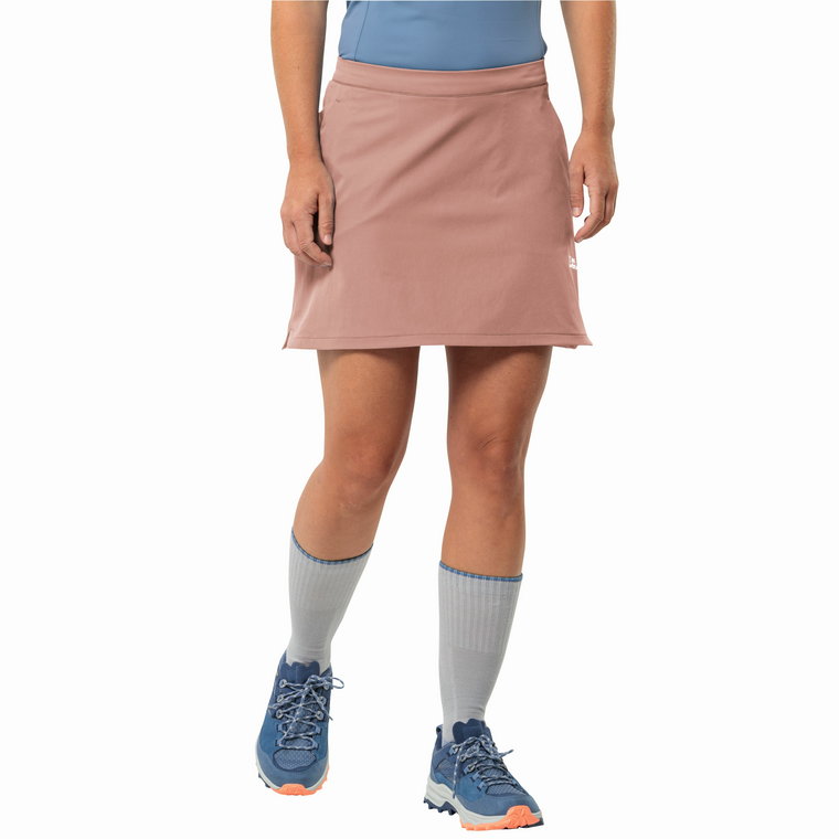 Damskie spódnico-spodenki Jack Wolfskin HIKING ALPINE SKORT W rose dawn - 34