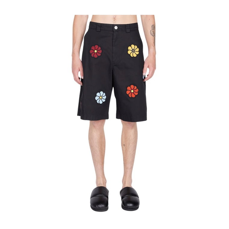 Kwiatowe Bermuda Shorts Moncler