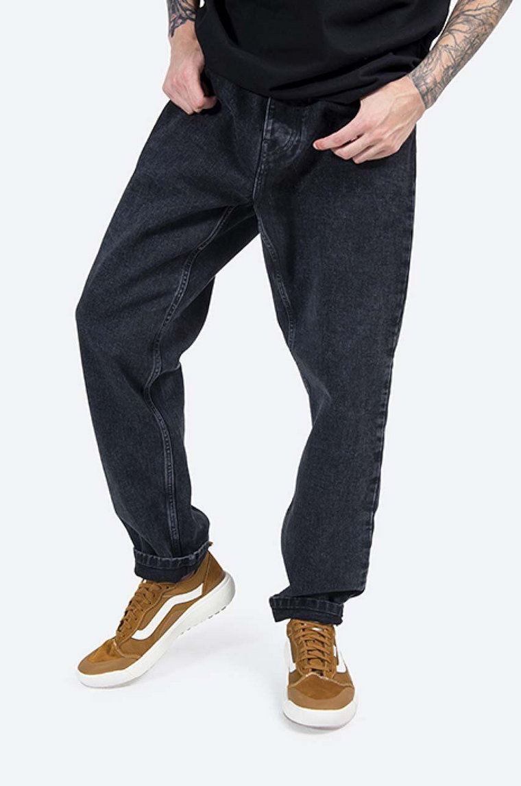 Carhartt WIP jeansy męskie I029208.BLACK.STON-BLACK.STON