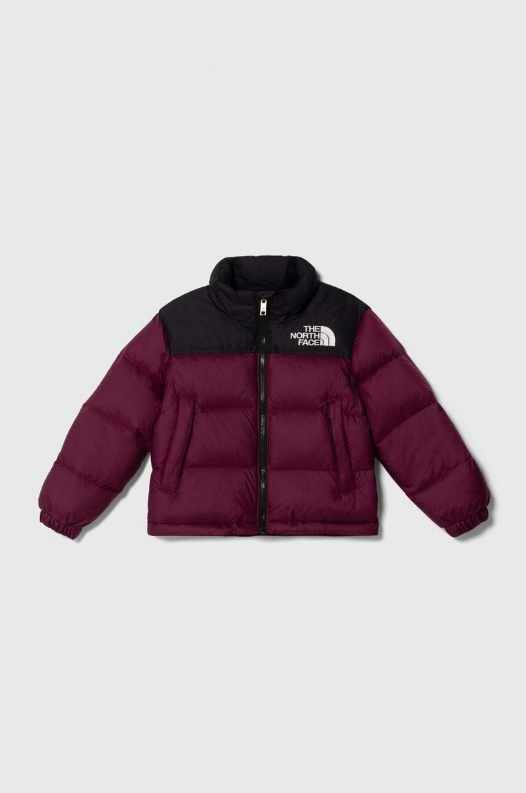 The North Face kurtka puchowa dziecięca 1996 RETRO NUPTSE JACKET kolor fioletowy