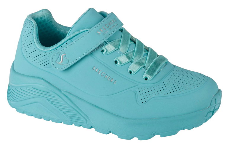 Skechers Uno Lite 310451L-TURQ, Dla dziewczynki, Niebieskie, buty sneakers, skóra syntetyczna, rozmiar: 30