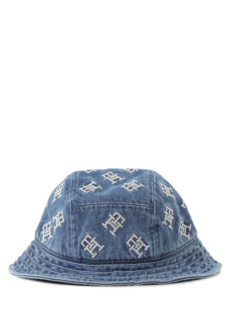 Tommy Hilfiger - Damski bucket hat, niebieski