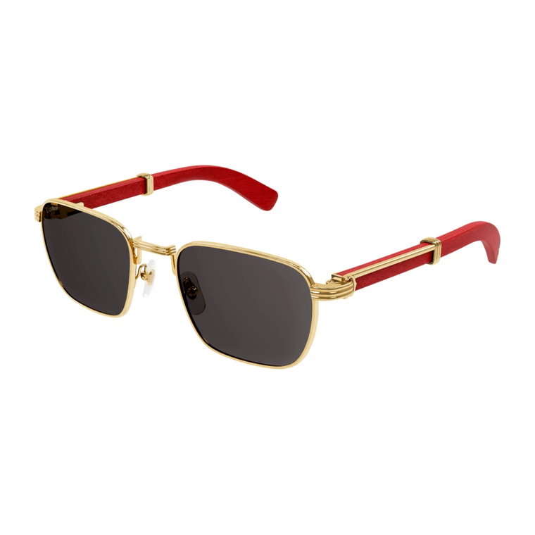 Czerwone Okulary Przeciwsłoneczne Ss23 dla Kobiet Cartier