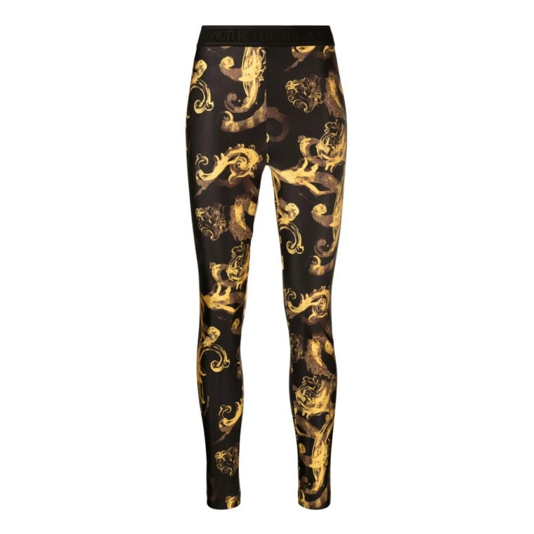 Czarne Spodnie Versace Jeans Couture