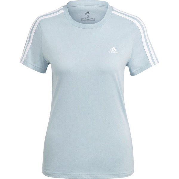 Koszulka damska Loungewear Essentials Slim 3-Stripes Tee Adidas