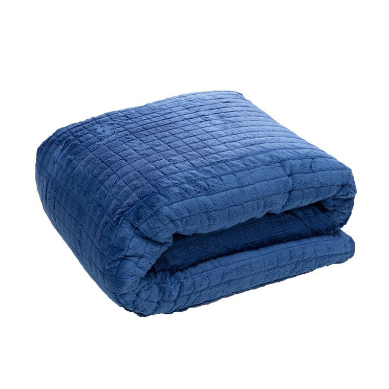 Kołdra obciążeniowa Relax 8kg 150x220cm royal blue, 150 x 200 cm