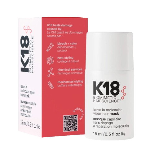 K18 LEAVE-IN MOLECULAR REPAIR HAIR Maska do włosów - 15 ml