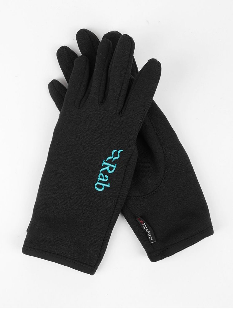 Damskie rękawiczki Rab Power Stretch Pro Glove - black