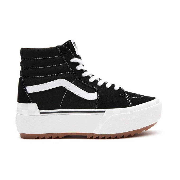 Buty sk8-hi ułożone w stos Vans