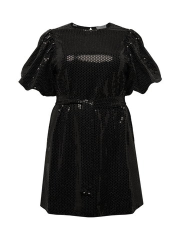 Selected Femme Curve Sukienka  czarny