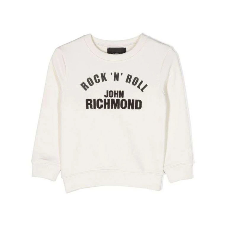 Bluza z kontrastowym logo John Richmond