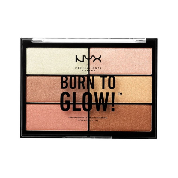 NYX Born To Glow Paleta rozświetlaczy