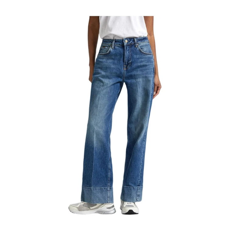 Luźne Spodnie St Styl Retro Pepe Jeans