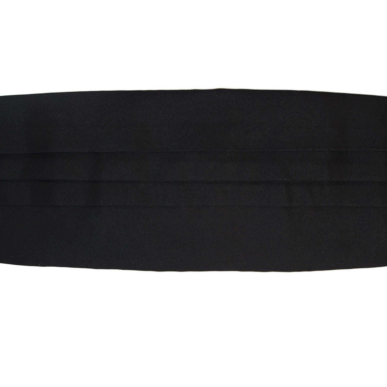 Pas smokingowy w kolorze czarnym EM 80