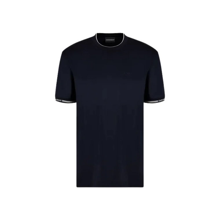 Navy Neck T-Shirt Emporio Armani