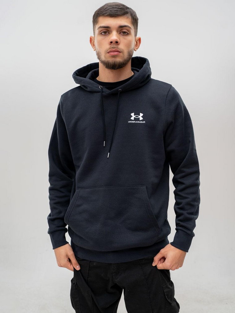 Bluza Z Kapturem Under Armour Essential Fleece Czarna