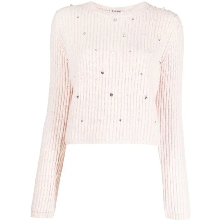 Pre-owned Cashmere tops Miu Miu Pre-owned