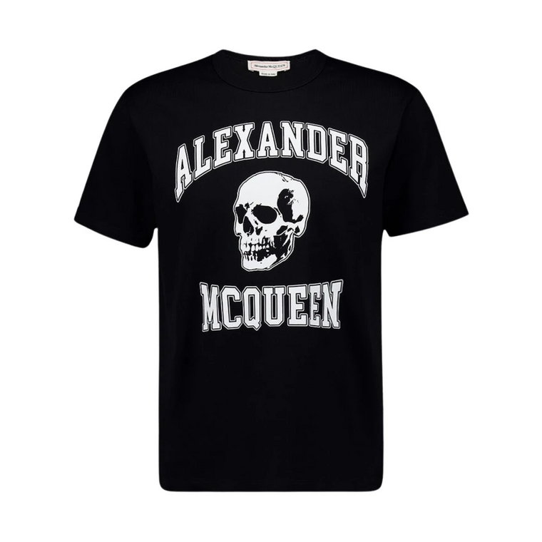 Koszulka z logo czaszki Alexander McQueen