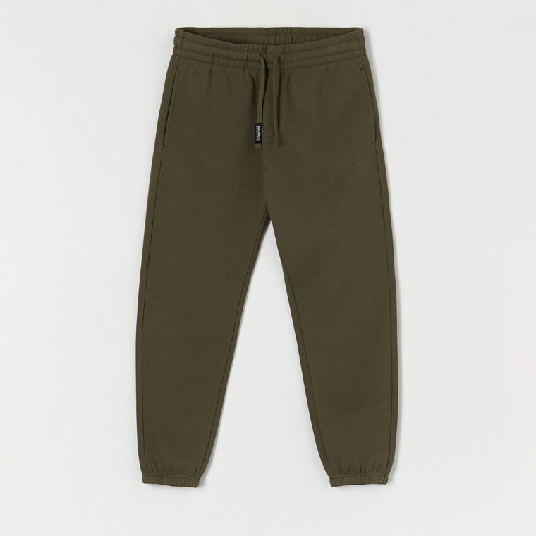 Sinsay - Spodnie dresowe jogger - Khaki