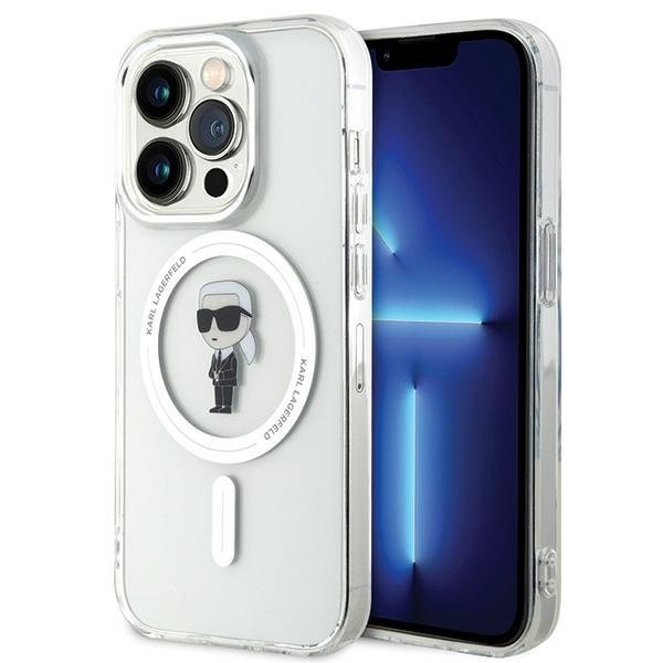 Karl Lagerfeld KLHMP15LHFCKNOT iPhone 15 Pro 6.1" transparent hardcase IML Ikonik MagSafe