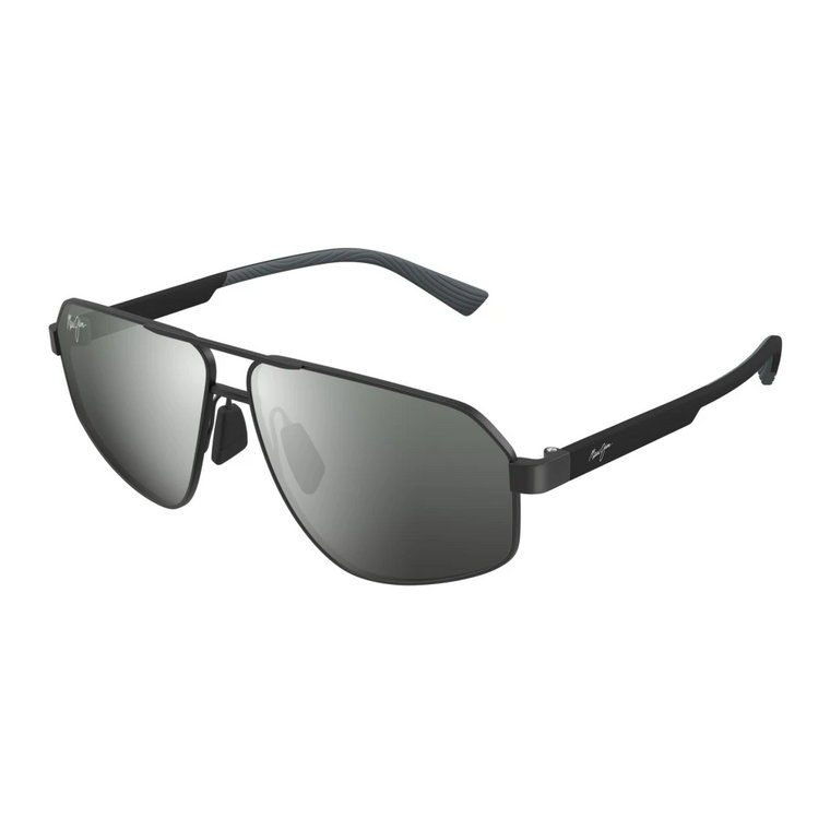 Keawawa Dsb620-02 Matte Gunmetal w/Black Sunglasses Maui Jim