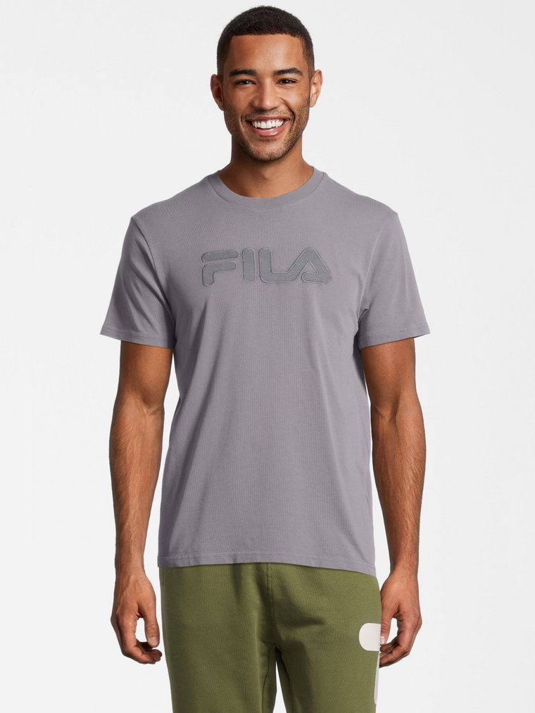 T-shirt męski basic Fila FAM0279-80027 XL Szary (4064556365958). T-shirty męskie
