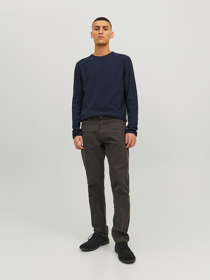 Jack & Jones Sweter w kolorze granatowym