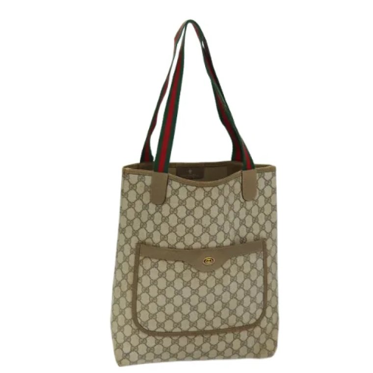 Pre-owned Leather totes Gucci Vintage