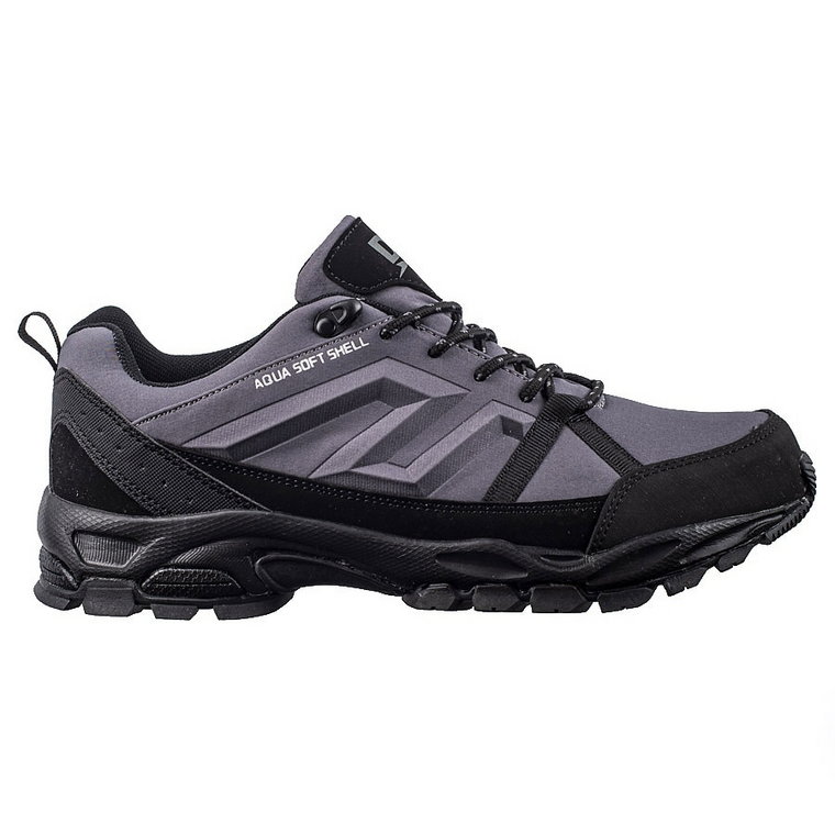 Szare buty trekkingowe męskie DK aqua Softshell czarne