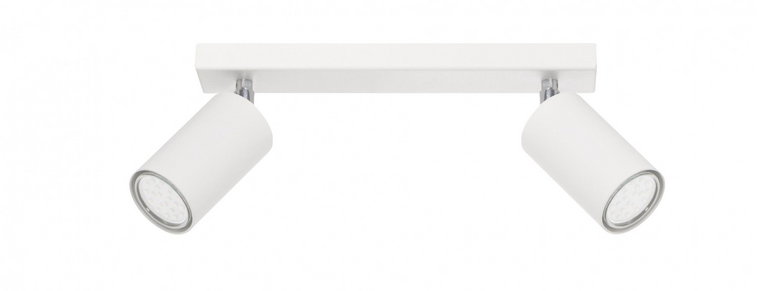 Designerski plafon metalowy E125-Rolas - biały