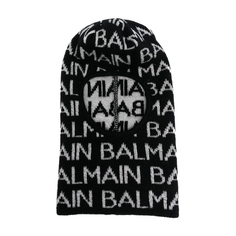 Logo-Intarsia Dziany Komin dla Dzieci Balmain