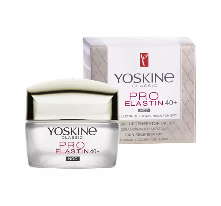 YOSKINE CLASSIC PRO ELASTIN 40+ KREM - REGENERATOR SKÓRY NA NOC 50ML