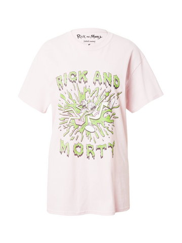 Daisy Street Koszulka  kiwi / różowy pudrowy / czarny